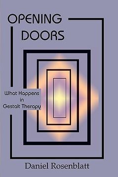 portada opening doors: what happens in gestalt therapy