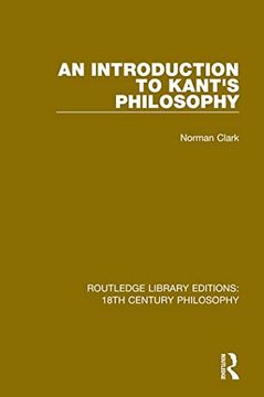 portada An Introduction to Kant's Philosophy (in English)