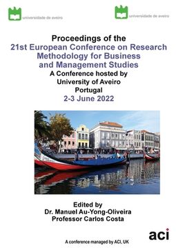 portada ECRM2022 - Proceedings of the 21st Conference on Research Methodology (en Inglés)