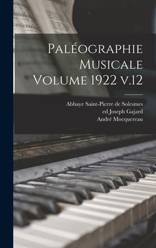 portada Paléographie musicale Volume 1922 v.12 (en Francés)
