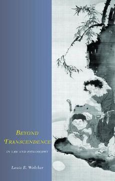 portada Beyond Transcendence in Law and Philosophy (en Inglés)