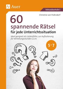 portada 60 Spannende Rätsel für Jede Unterrichtssituation (en Alemán)