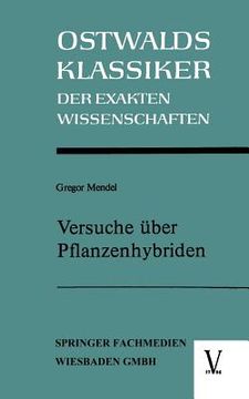 portada Versuche Über Pflanzenhybriden (in German)