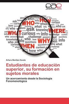 portada estudiantes de educaci n superior, su formaci n en sujetos morales (en Inglés)