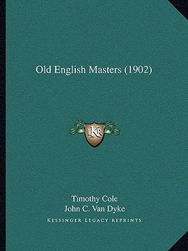 portada old english masters (1902) (in English)