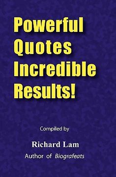 portada powerful quotes incredible results! (in English)