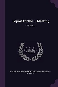 portada Report Of The ... Meeting; Volume 22 (en Inglés)