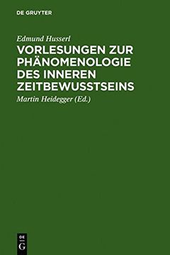 portada Vorlesungen Zur Phanomenologie Des Inneren Zeitbewutseins