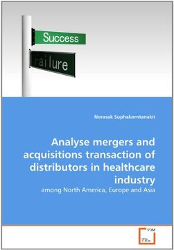 portada analyse mergers and acquisitions transaction of distributors in healthcare industry