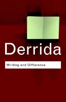 portada writing and difference (en Inglés)