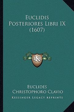 portada euclidis posteriores libri ix (1607) (in English)