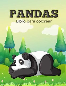 portada Pandas Libro Para Colorear: Libro de Actividades Para Niños