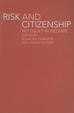 portada risk and citizenship: key issues in welfare (en Inglés)