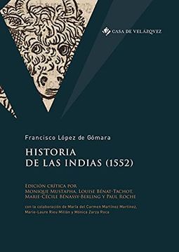 portada Historia de las Indias (1552) (Sources de la Casa de Velázquez) (in Spanish)