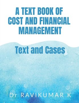 portada A Text Book of Cost and Financial Management (en Inglés)