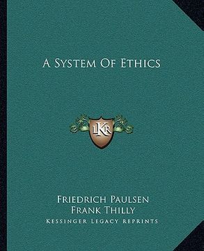 portada a system of ethics (in English)