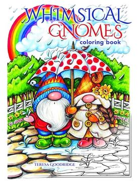 portada Whimsical Gnomes Coloring Book (Dover Adult Coloring Books) (en Inglés)