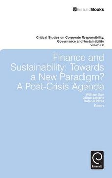 portada Finance and Sustainability: Towards a new Paradigm? A Post-Crisis Agenda: 2 (Critical Studies on Corporate Responsibility, Governance and Sustainability) (en Inglés)