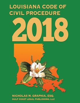 portada Louisiana Code of Civil Procedure 2018 (en Inglés)