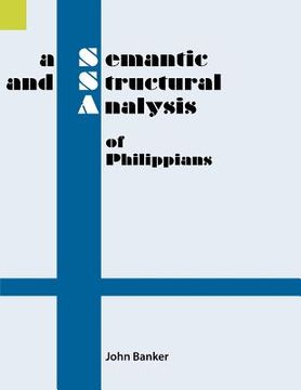 portada a semantic and structural analysis of philippians (en Inglés)