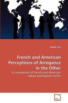 portada french and american perceptions of arrogance in the other (en Inglés)