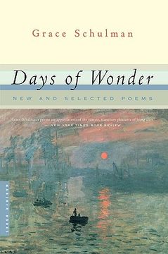 portada days of wonder: new and selected poems (en Inglés)