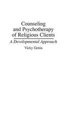 portada Counseling and Psychotherapy of Religious Clients: A Developmental Approach