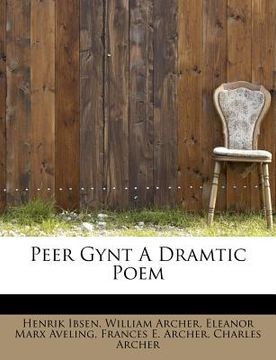 portada peer gynt a dramtic poem