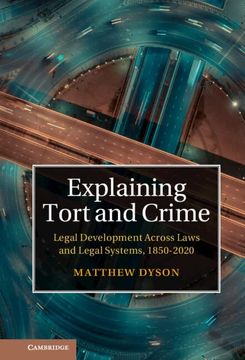 portada Explaining Tort and Crime: Legal Development Across Laws and Legal Systems, 1850–2020