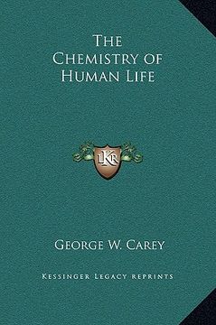portada the chemistry of human life (en Inglés)