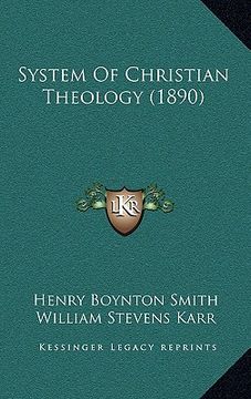 portada system of christian theology (1890) (in English)