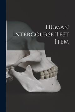 portada Human Intercourse Test Item (en Inglés)