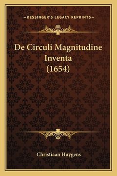 portada De Circuli Magnitudine Inventa (1654) (en Latin)