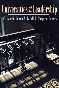portada Universities and Their Leadership (The William g. Bowen Series) (en Inglés)