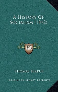 portada a history of socialism (1892) (in English)