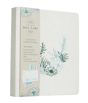 portada Self-Care 12-Month Undated Planner: (Mindfulness Gifts, Self-Care Gifts for Women, Back to School Supplies, Planners With Stickers) (Inner World) (en Inglés)