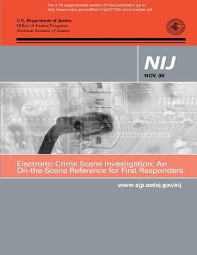 portada Electronic Crime Scene Investigation: An On-the-Scene Reference for First Responders (en Inglés)