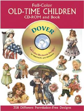 portada full-color old-time children cd-rom and book