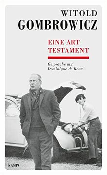 portada Eine art Testament: Gespräche mit Dominique de Roux (in German)