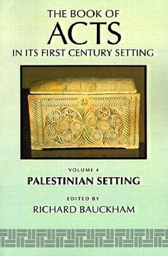 portada the book of acts in its palestinian setting (en Inglés)