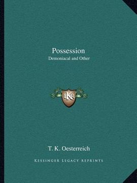 portada possession: demoniacal and other (en Inglés)