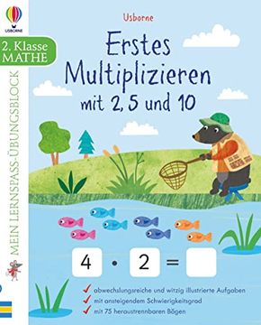 portada Mein Lernspaß-Übungsblock: Erstes Multiplizieren mit 2, 5 und 10 (Meine Lernspaß-Übungsblöcke) (en Alemán)