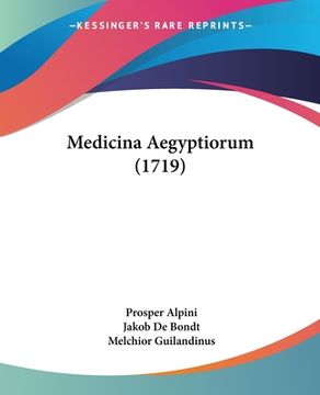 portada Medicina Aegyptiorum (1719) (en Latin)