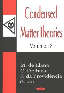 portada Condensed Matter Theories, Volume 18 (en Inglés)