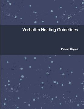 portada Verbatim Healing Guidelines (in English)