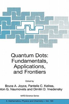 portada quantum dots: fundamentals, applications, and frontiers (en Inglés)