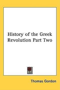 portada history of the greek revolution part two (en Inglés)