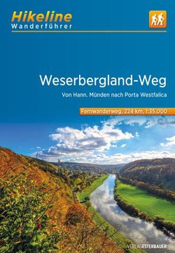 portada Wanderführer Weserbergland-Weg (en Alemán)