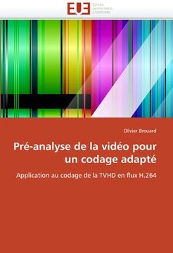 portada Pre-Analyse de La Video Pour Un Codage Adapte