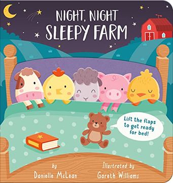 portada Night Night, Sleepy Farm: Lift the Flaps to get Ready for Bed! (in English)
